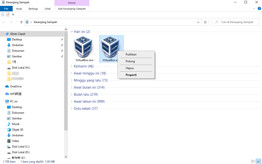 Pembaruan versi sistem operasi Windows 10 20H2 meminta bahwa itu tidak mendukung solusi VirtualBox