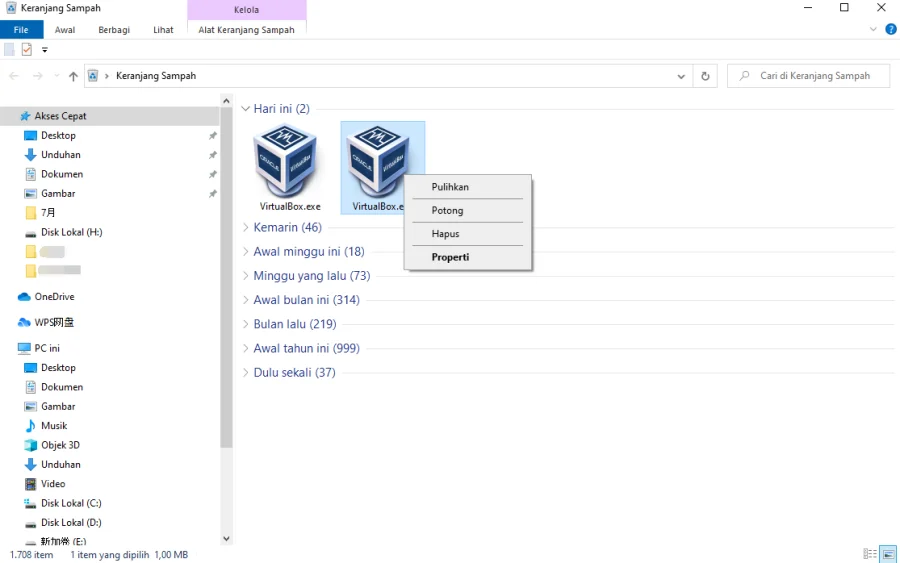 Pembaruan versi sistem operasi Windows 10 20H2 meminta bahwa itu tidak mendukung solusi VirtualBox
