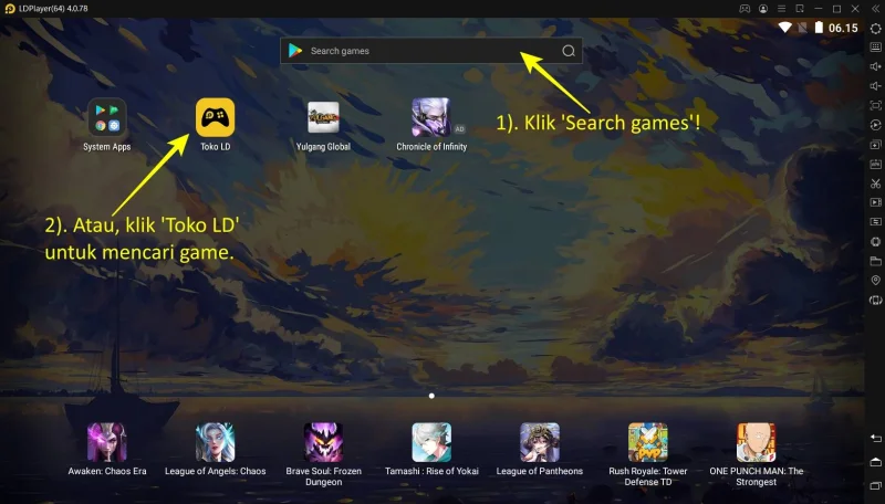 main game dapet duit di ldplayer
