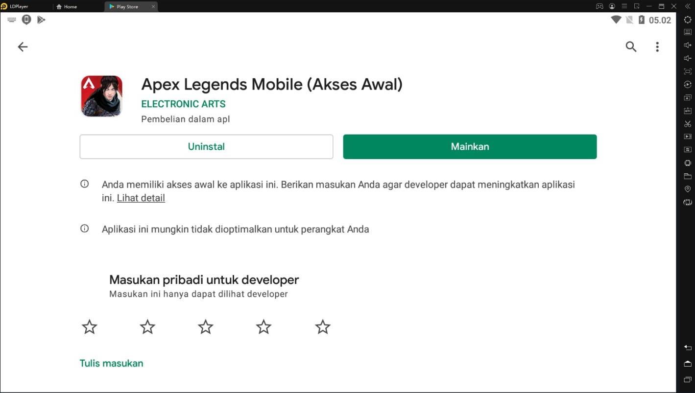 main apex legends mobile di pc laptop