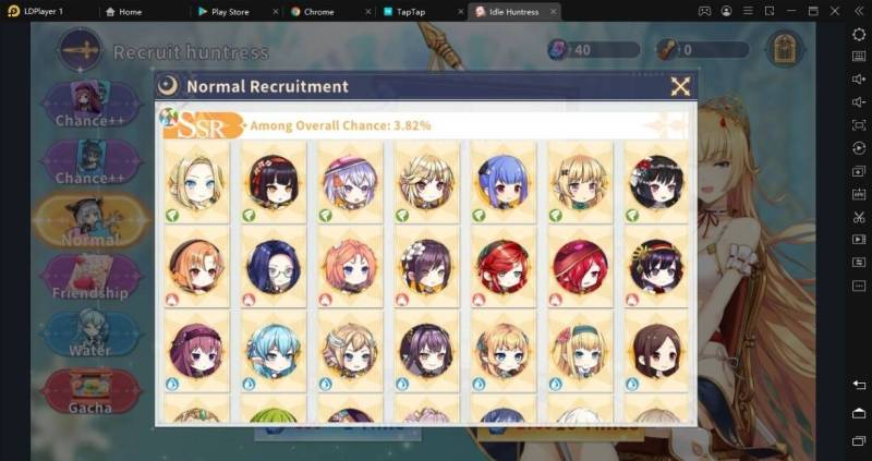 tier ssr game idle huntress