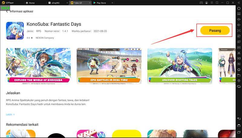 Cara Unduh dan Mainkan Play KonoSuba: Fantastic Days di PC