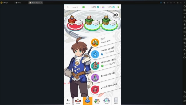 Bermain Game Android World Flipper Menggunakan Emulator LDPlayer di PC: Kumpulan Panduan Dasar dan Tips untuk Pemula
