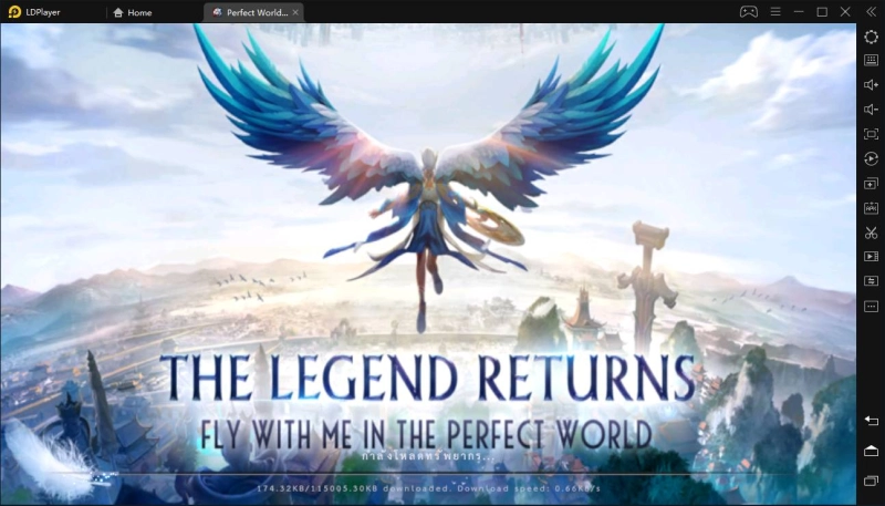 Emulator PC Terbaik untuk Perfect World VNG: Fly with me
