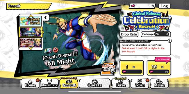 My Hero Ultra Impact: rekomendasi tier list