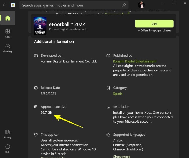 efootball 2022 di emulator ldplayer
