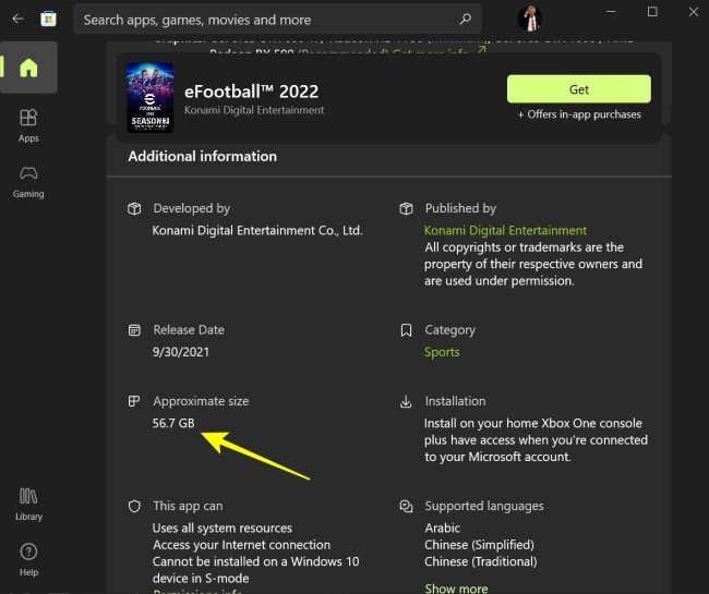efootball 2022 di emulator ldplayer