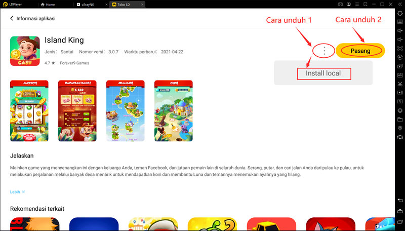 Cara Unduh dan Mainkan Island King di PC