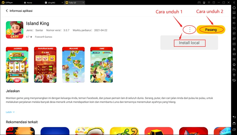 Cara Unduh dan Mainkan Island King di PC