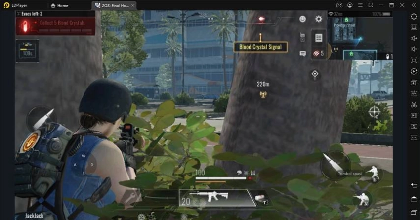 cara main zoz final hour di pc