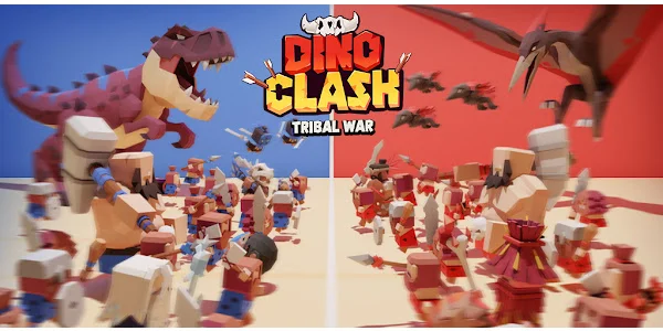 [Prapendaftaran] Dino Clash Tribal War, Rasakan Ketegangan Peperangan Manusia Primitif dan Dinosaurus!