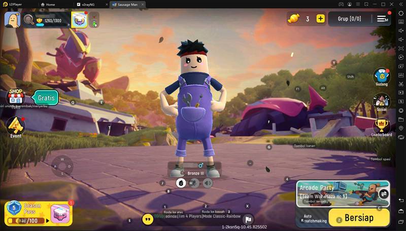 Cara Unduh dan Mainkan Sausage Man di PC