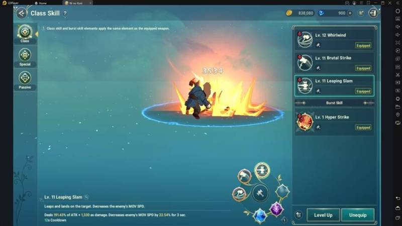 skill destroyer ni no kuni cross worlds pc emulator ldplayer