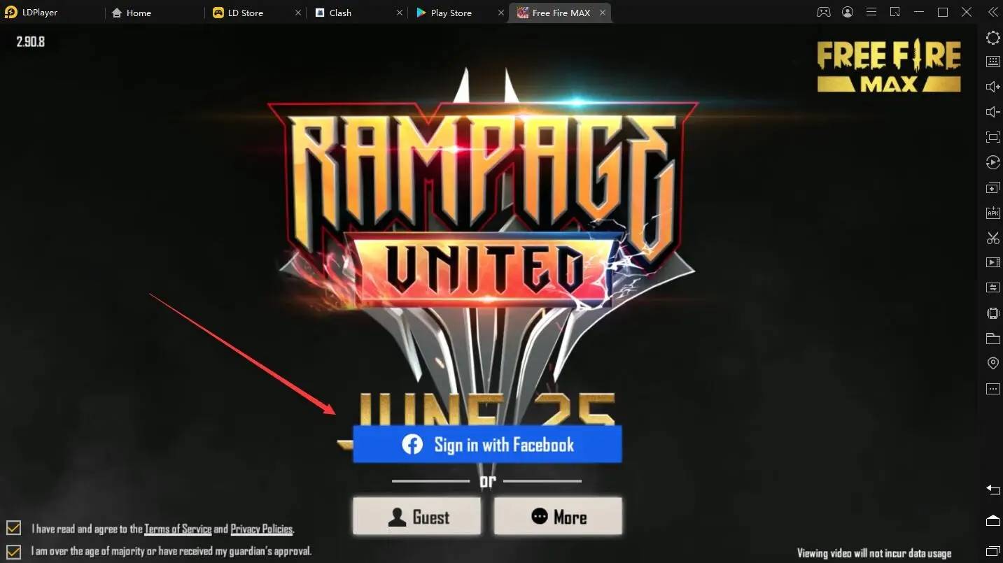 Cara Masuk ke Games Melalui Facebook di Emulator LDPlayer