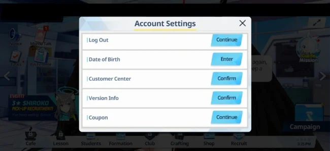 blue archive gift code