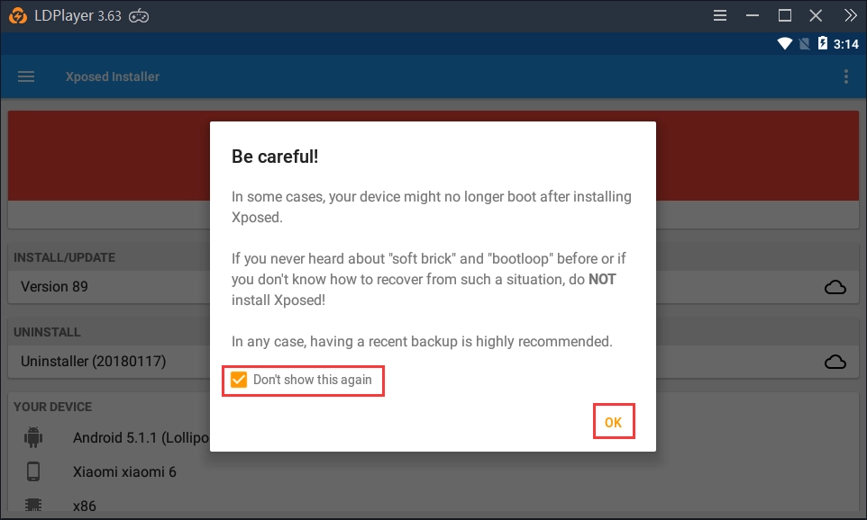 Siapkan Xposed Installer di LDPlayer Anda