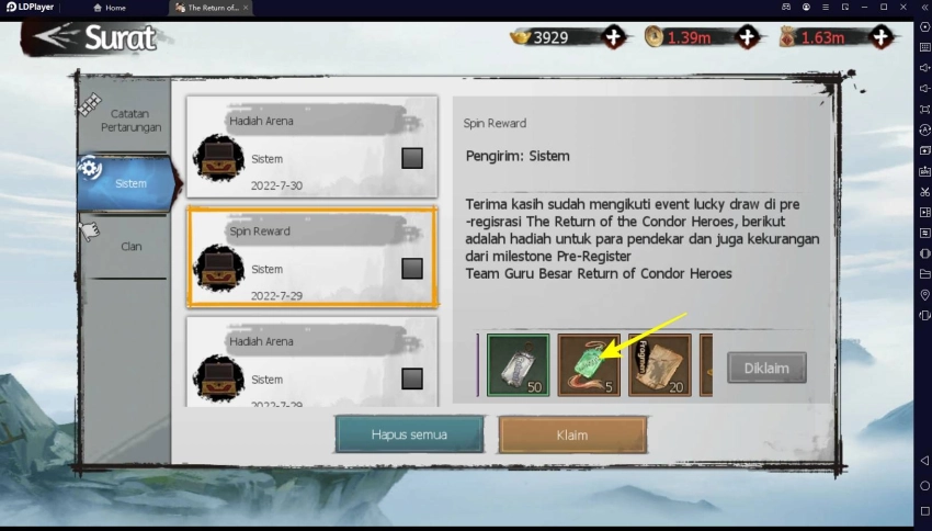 Panduan Advanced RPG The Return of Condor Heroes, Bisa AFK Juga!