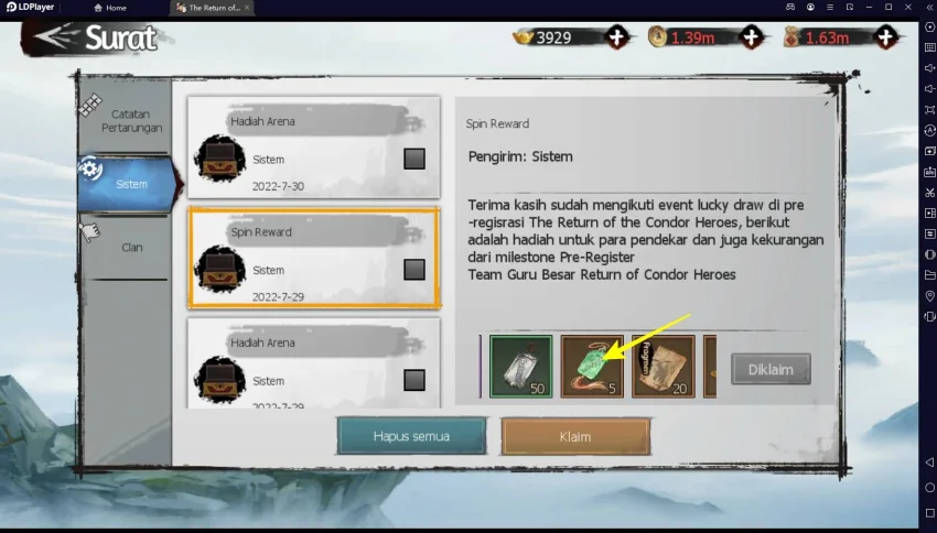 Panduan Advanced RPG The Return of Condor Heroes, Bisa AFK Juga!