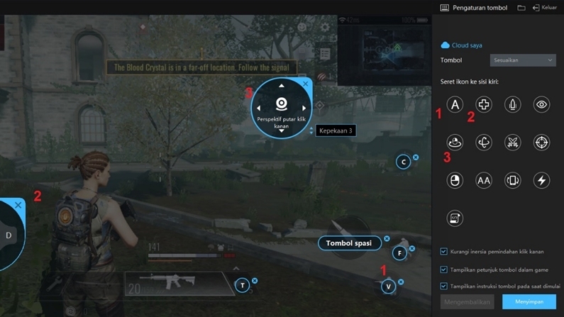cara atur tombol keyboard mapping di emulator ldplayer zoz final hour