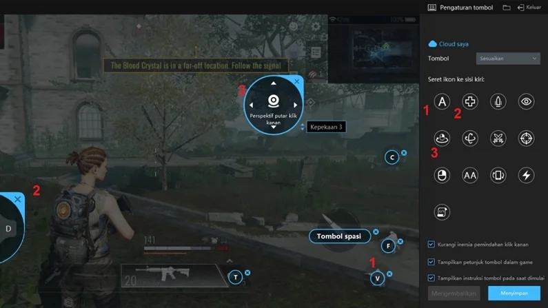 cara atur tombol keyboard mapping di emulator ldplayer zoz final hour