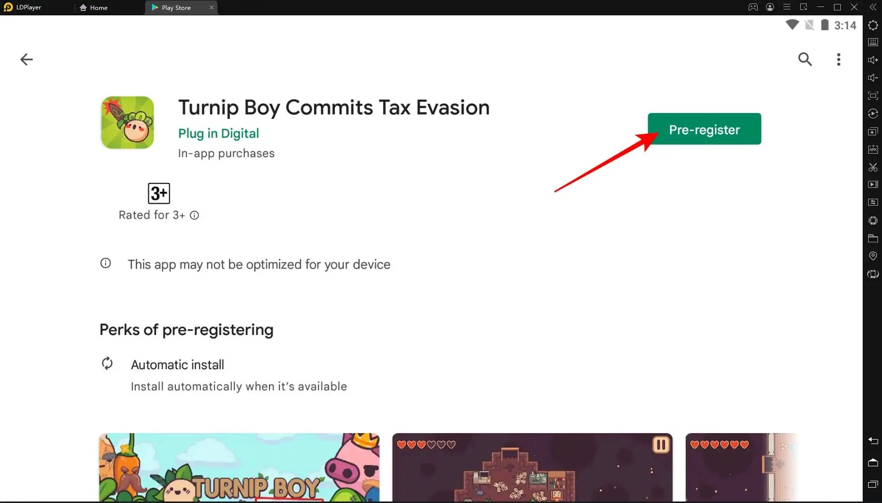 preregister game turnip boy commits tax evasion