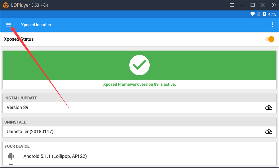 Siapkan Xposed Installer di LDPlayer Anda