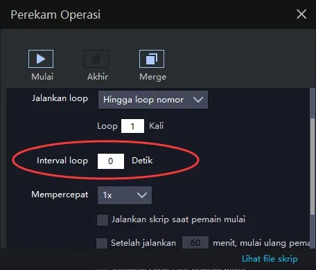 Panduan Pengguna - Cara Menggunakan Perekam Operasi untuk Menulis Skrip