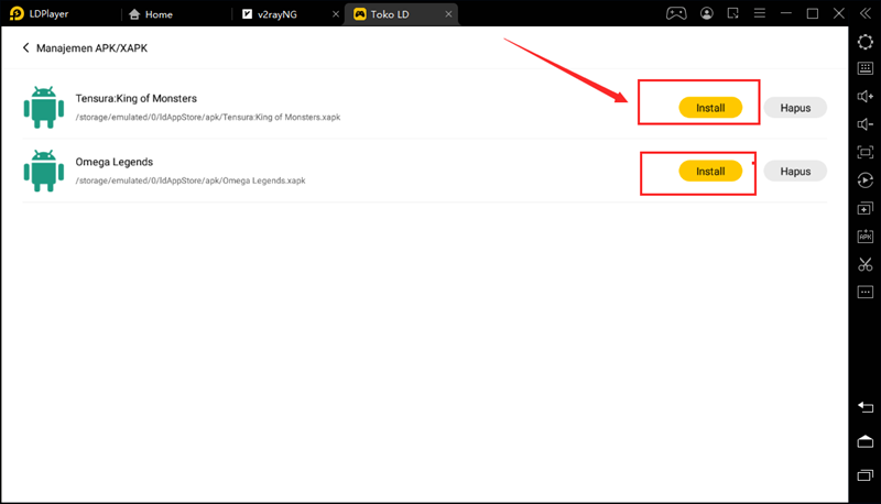 Cara menginstal XAPK pada LDPlayer