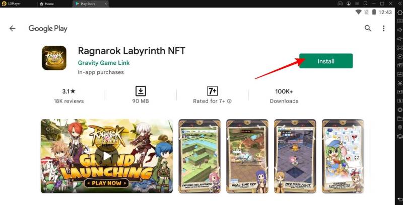 cara download ragnarok labyrinth nft di pc