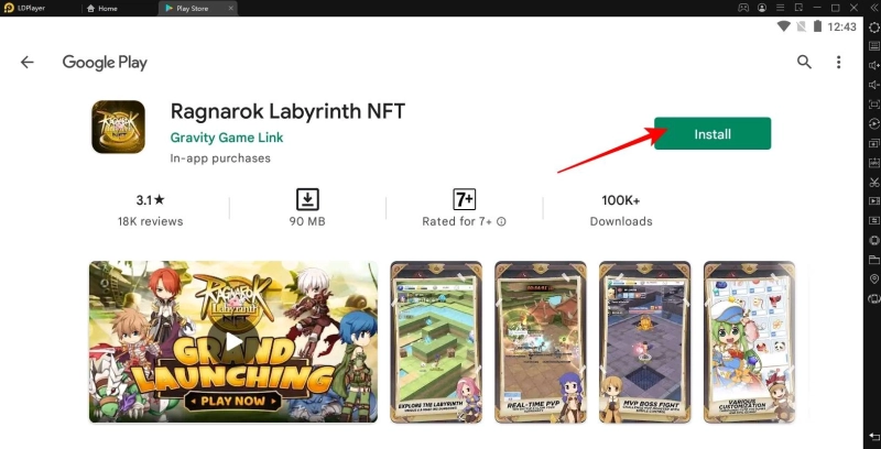cara download ragnarok labyrinth nft di pc