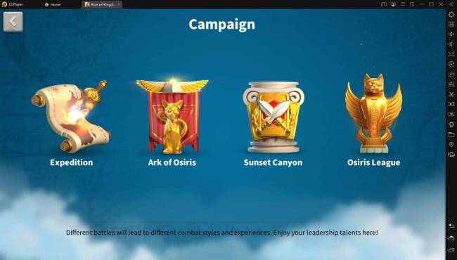 tips dan hack main rise of kingdoms di pc dengan ldplayer