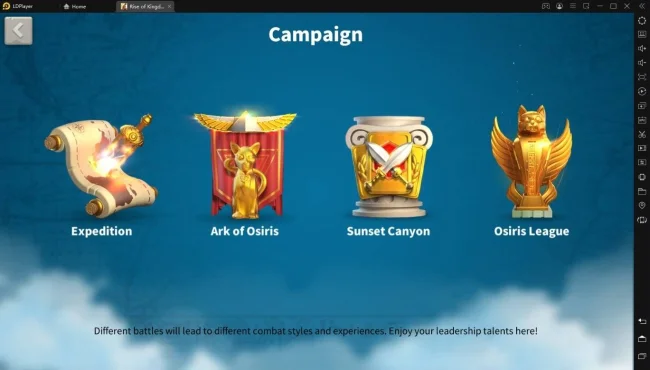 tips dan hack main rise of kingdoms di pc dengan ldplayer