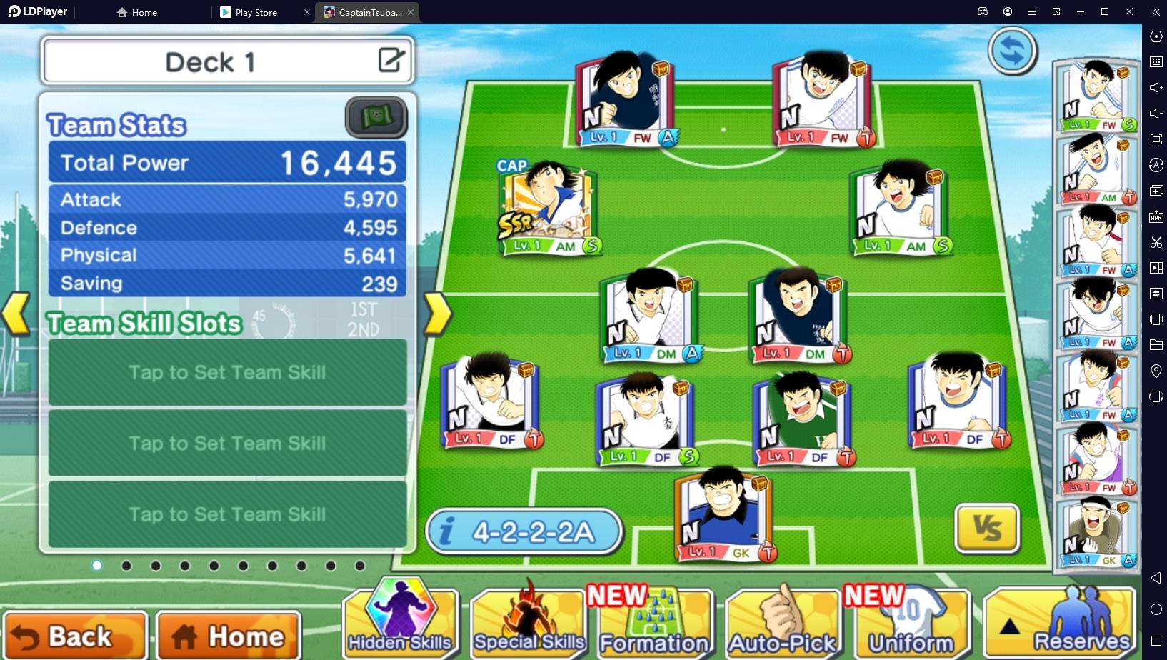 download main captain tsubasa dream team di pc emulator ldplayer