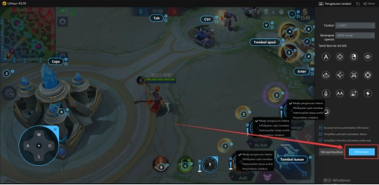 Pengenalan pengaturan tombol keterampilan [Mobile Legends: Bang Bang] di LDPlayer
