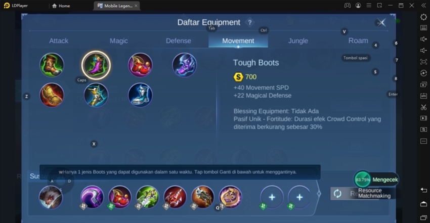 rekomendasi build granger di mlbb