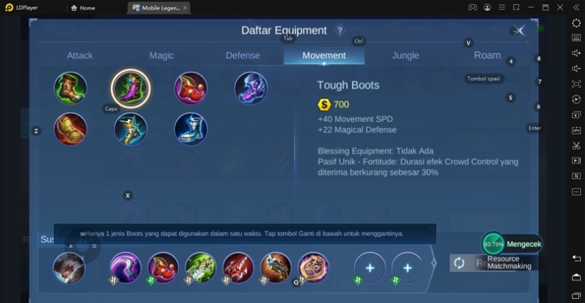 rekomendasi build granger di mlbb