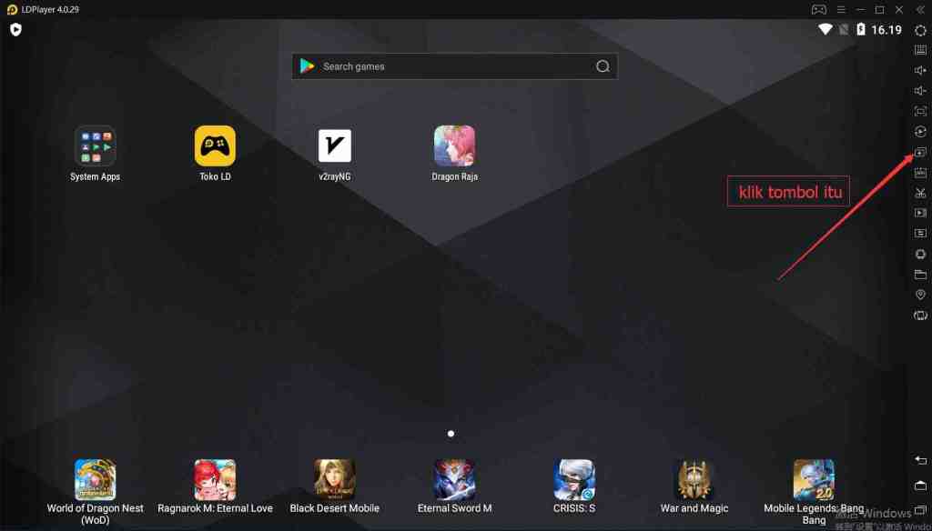 Permain games dengan frame rate tinggi di LDPlayer