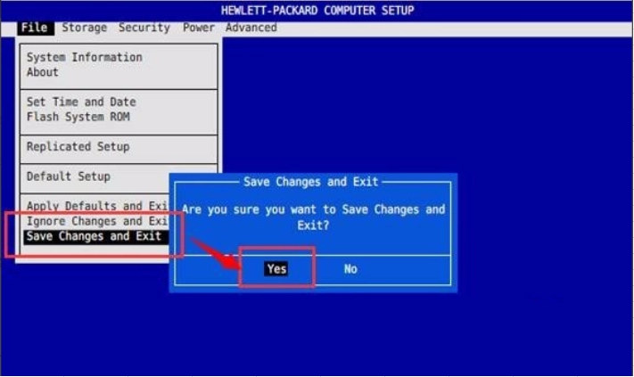 HP(エイチピー)パソコンでVTを有効する方法