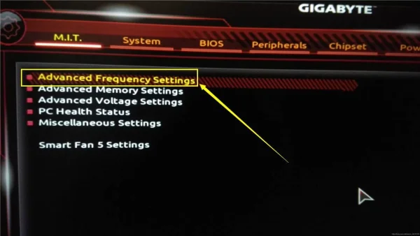 GIGABYTEパソコンのVTに有効する方法