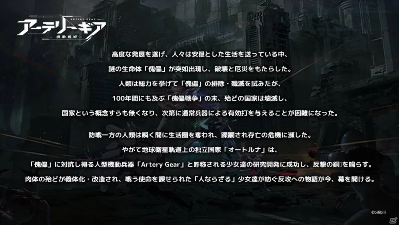 メカ少女×ターン制戦略RPG【アーテリーギア-機動戦姫-】が事前予約開始！