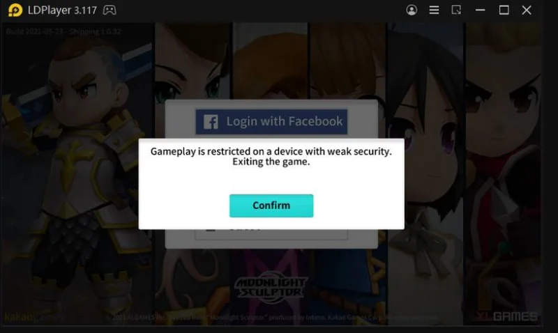 LDPLayerで【月光彫刻師】をプレイできない解決方法