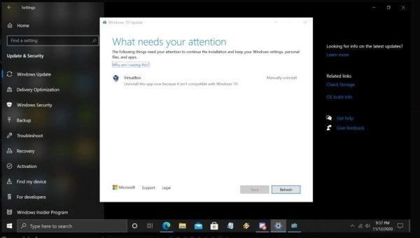 Windows 10 ベータ版がVirtualBoxを対応していない解決策