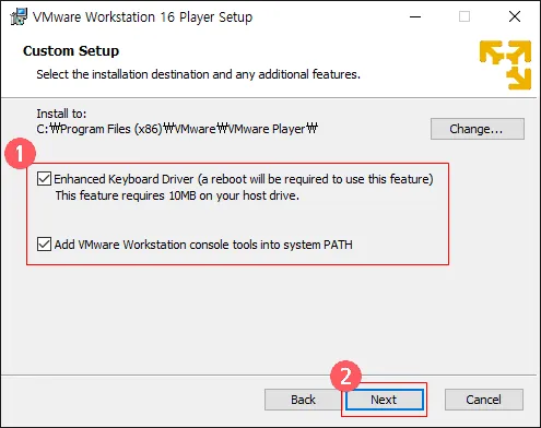 VMware Workstation Player 다운로드 및 설치