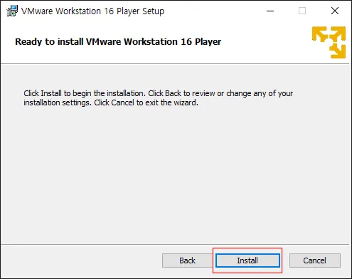 VMware Workstation Player 다운로드 및 설치