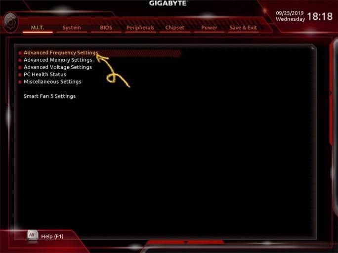 GIGABYTE(기가바이트) 메인보드에서 VT 활성화 방법