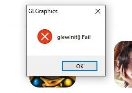 GLGraphics 실행 오류의 해결방법