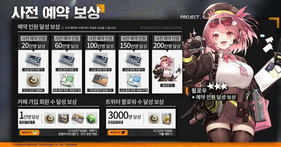소녀전선 차기작 ‘뉴럴 클라우드’ 사전예약 개시