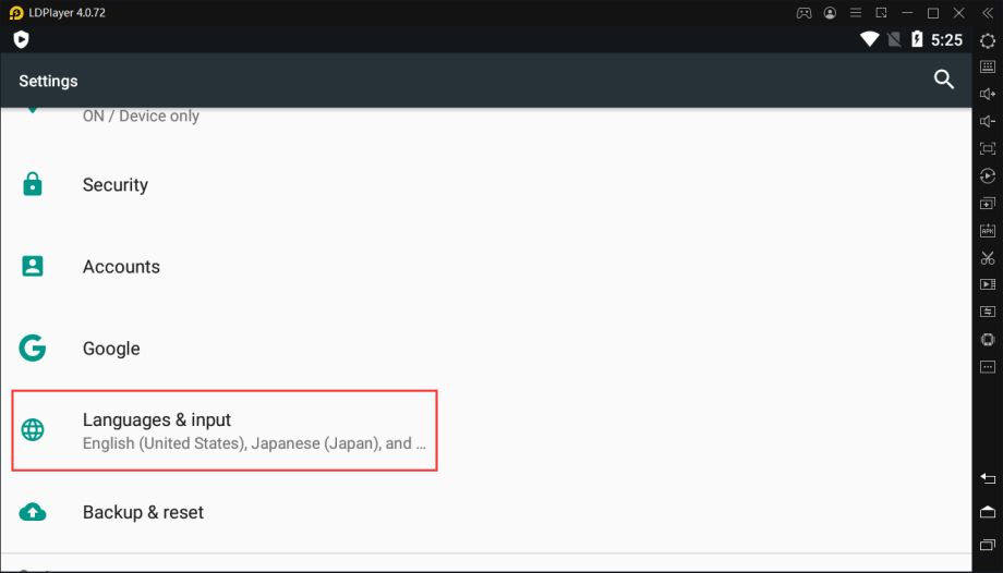 앱플레이어 언어가 외국어로 변경되어 버리는 현상에 대한 해결 방법