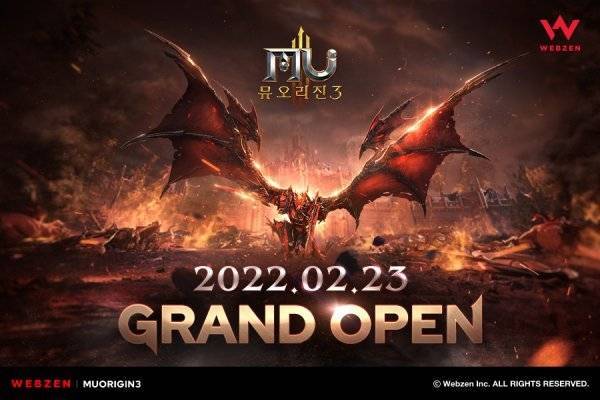 웹젠, 모바일 MMORPG ‘뮤오리진3’ 정식서비스 시작