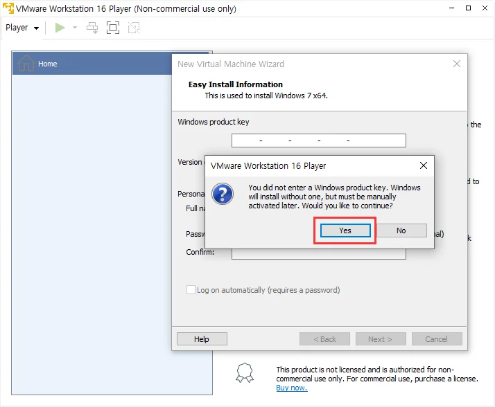 VMware에서 LD플레이어를 설치하는 방법